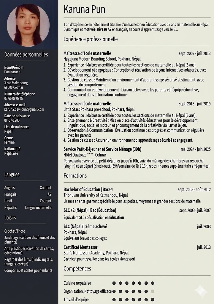 Karuna Pun — CV